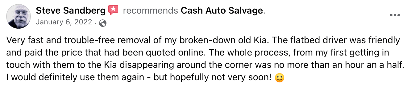 cash auto salvage review 5